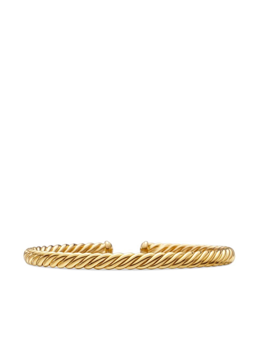 David Yurman 18kt yellow gold Modern Oval Cablespira bracelet (4.5mm)