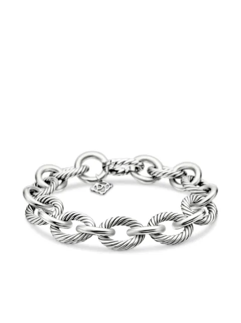 David Yurman sterling silver Oval Link chain bracelet (12mm)
