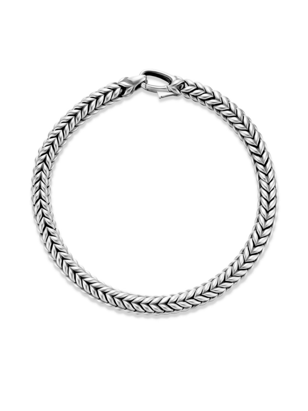 David Yurman sterling silver Chevron bracelet - Zilver