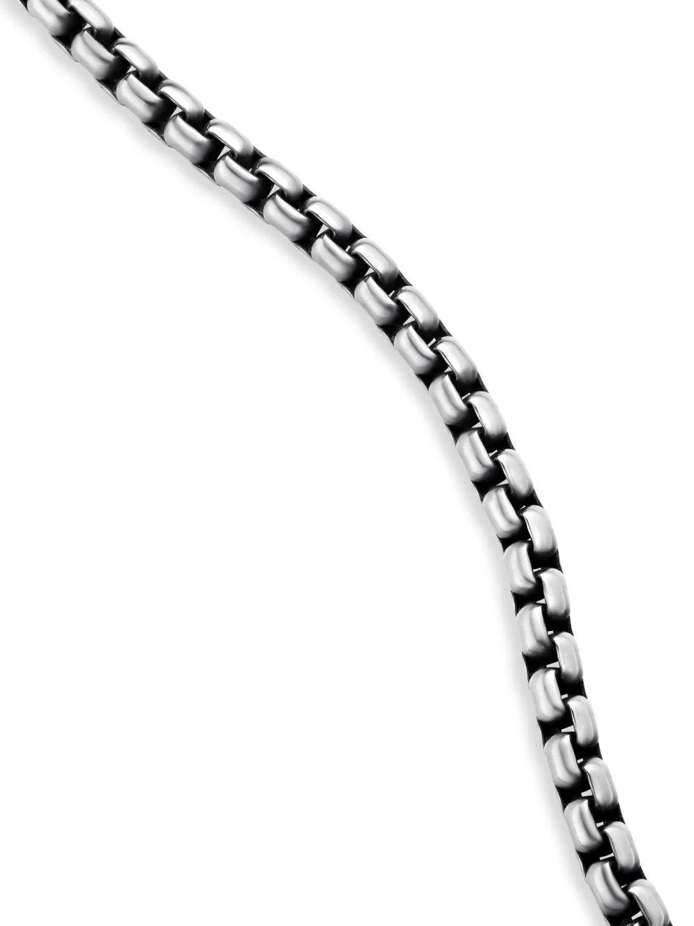 David Yurman Sterling Silver Box Chain Necklace In 银色