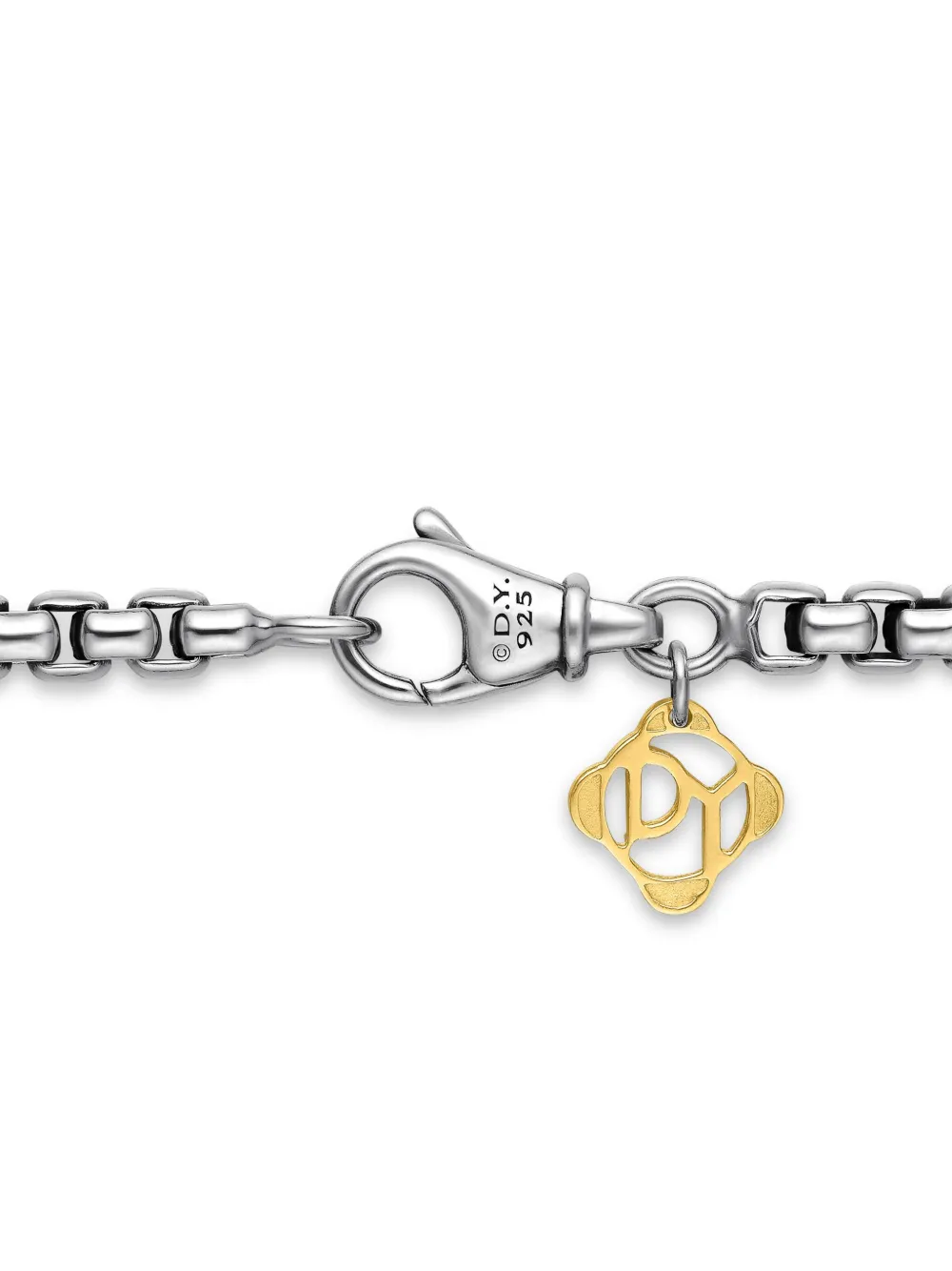 David Yurman Sterling Silver Box Chain Necklace In 银色
