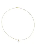 David Yurman 18kt yellow gold Petite Solari diamond and pearl necklace (11.5mm)