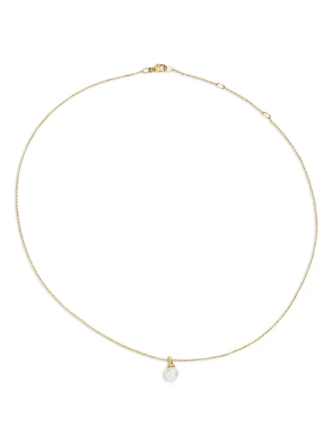 David Yurman collar Petite Solari en oro amarillo de 18kt con diamantes y perlas (11.5mm)