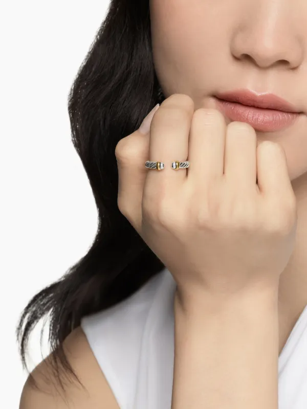 David yurman yellow gold ring top