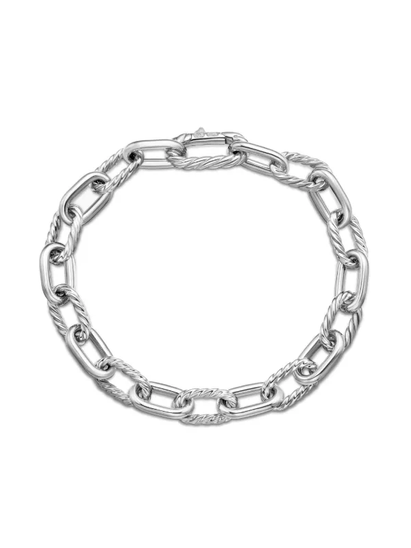 David Yurman Sterling Silver DY Madison Bracelet (8.5mm