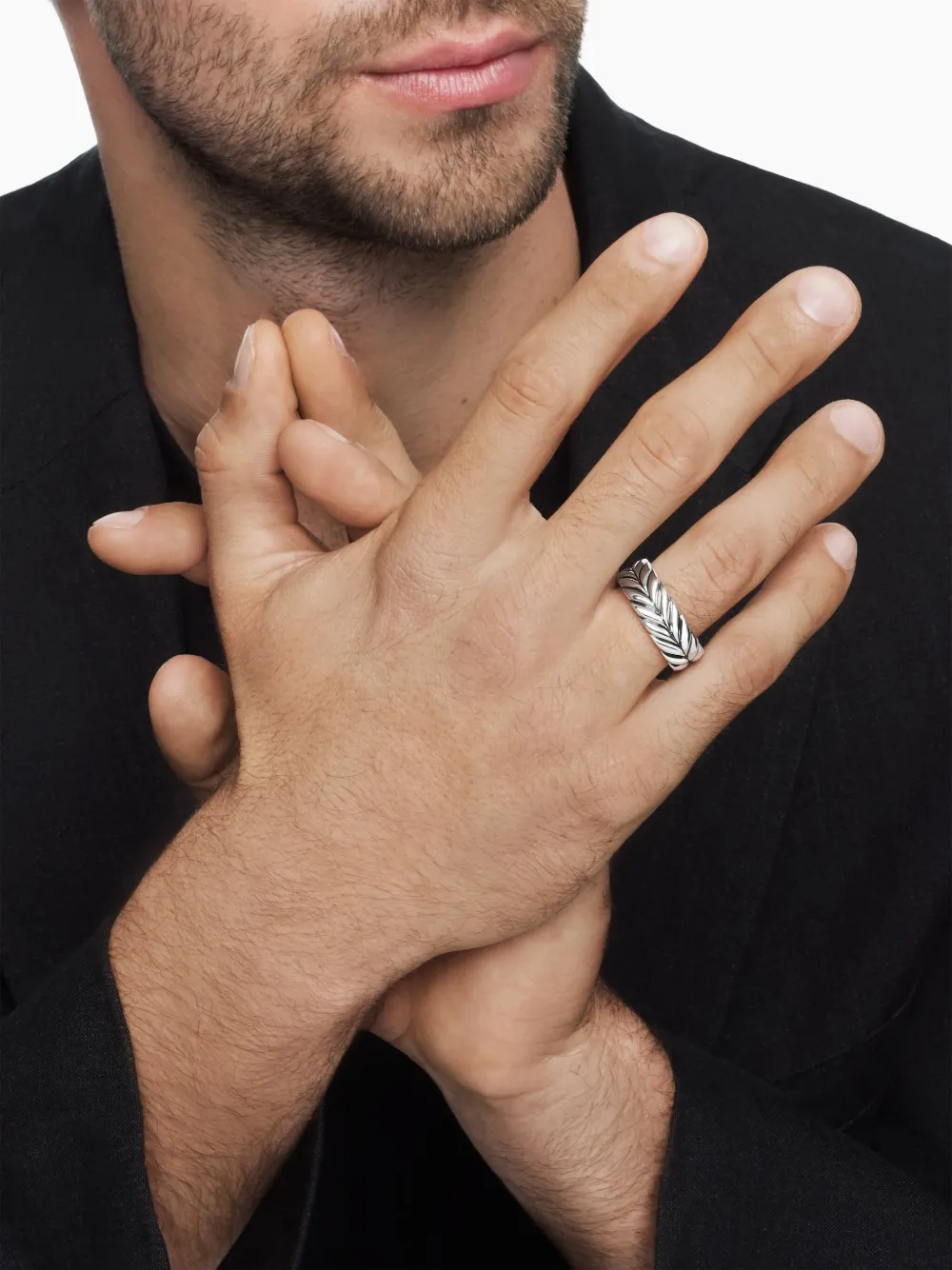 David Yurman デビットヤーマン リング　指輪　シルバー925 17号 David Yurman デビットヤーマン リング 指輪 シルバー925 17号