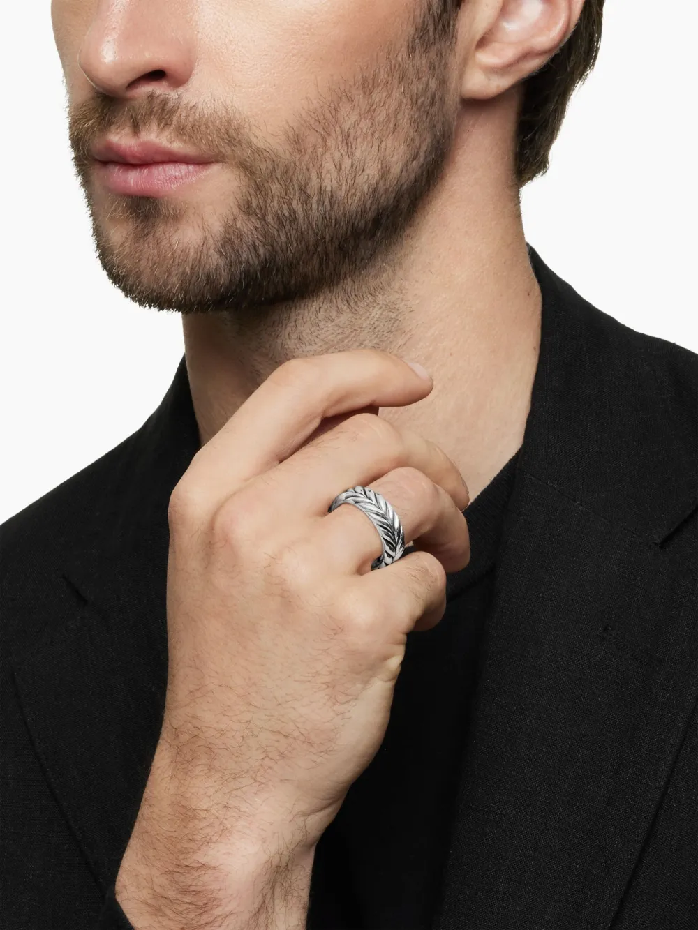 David Yurman デビットヤーマン リング　指輪　シルバー925 17号 David Yurman デビットヤーマン リング 指輪 シルバー925 17号