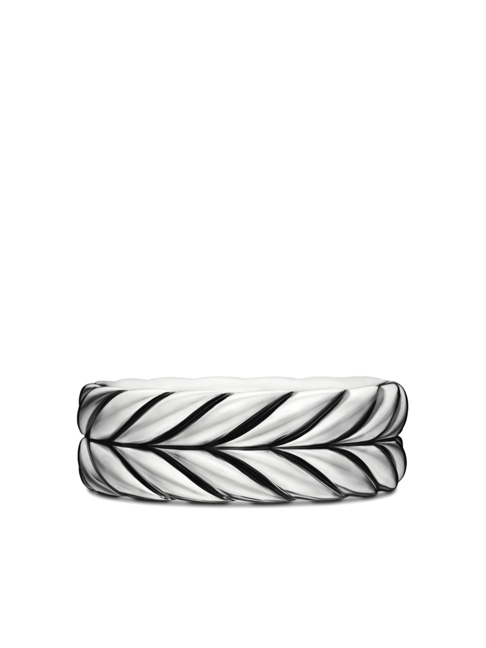 sterling silver chevron ring