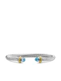 David Yurman 14kt yellow gold and sterling silver Classic Cable bracelet (5mm) - S4ABT SILVER