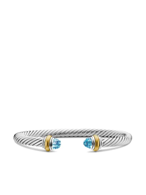 David Yurman pulsera Classic Cable en oro amarillo de 14kt y plata de ley de 5mm