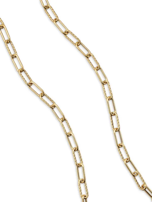 David Yurman Madison チェーンネックレス 4mm 18Kイエロー
