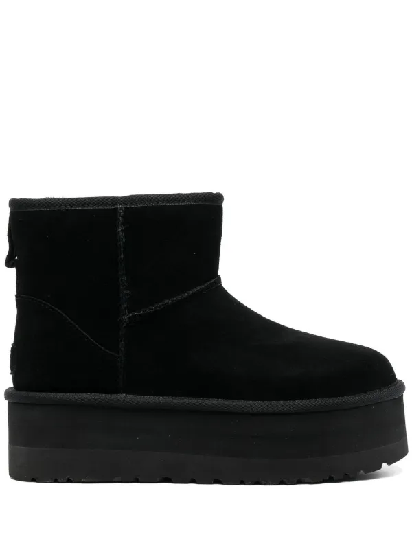 UGG Botas Mini Platform Negro FARFETCH CO
