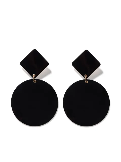 Carolina Herrera boucles d'oreilles pendantes à formes géométriques