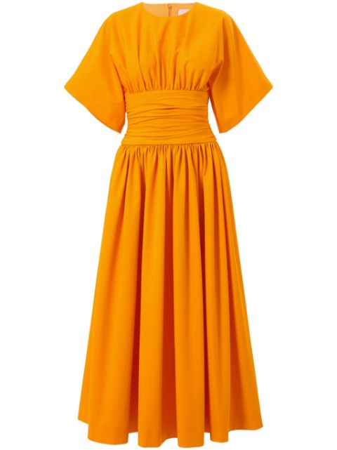 Carolina Herrera cummerbund-waist midi dress Women