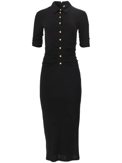 Carolina Herrera ruched midi dress