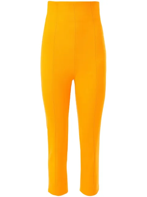Carolina Herrera pantalones capri con tiro alto
