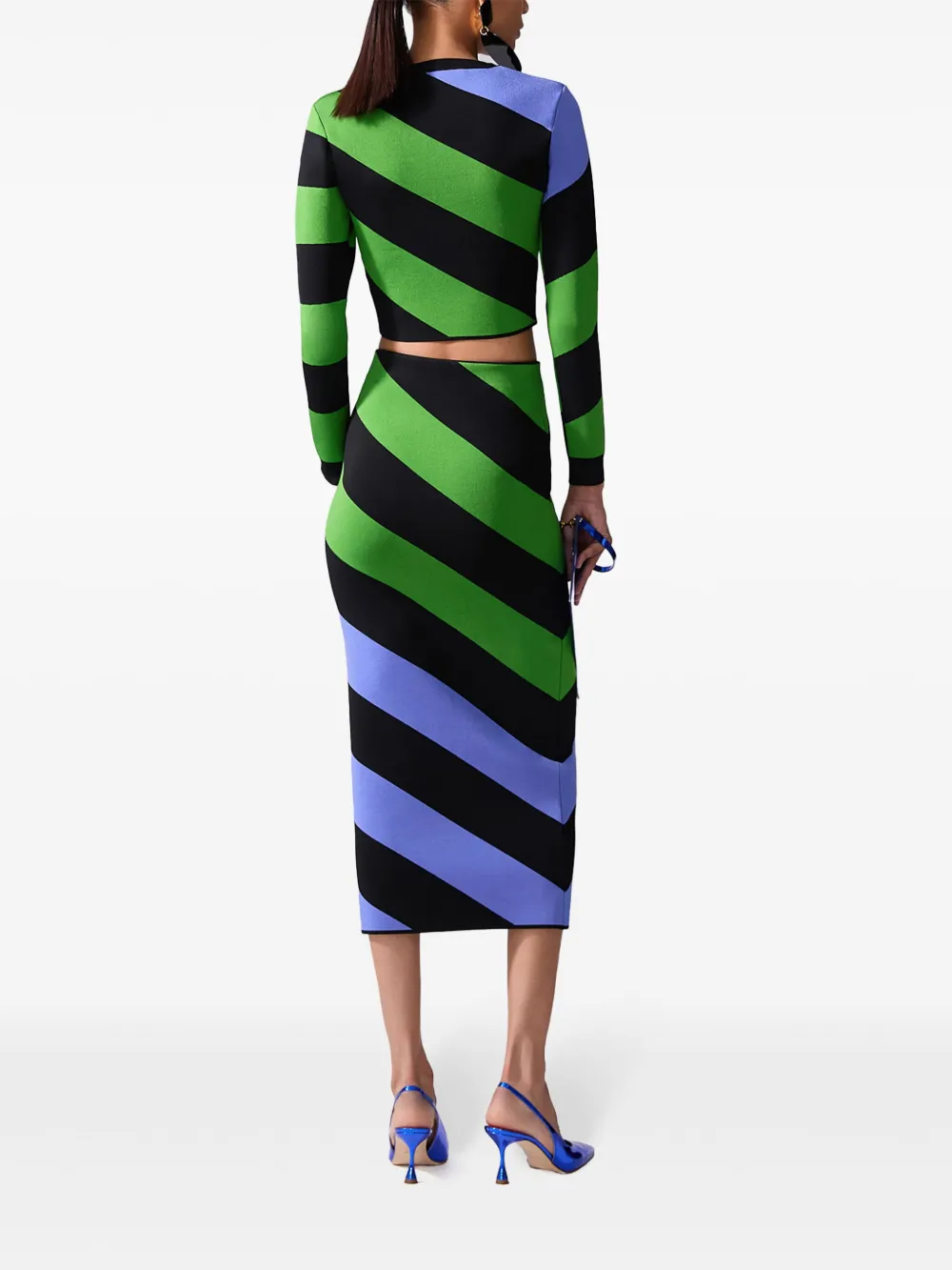 Carolina Herrera Cropped trui Groen