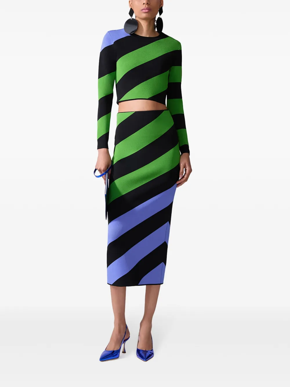 Carolina Herrera Cropped trui - Groen