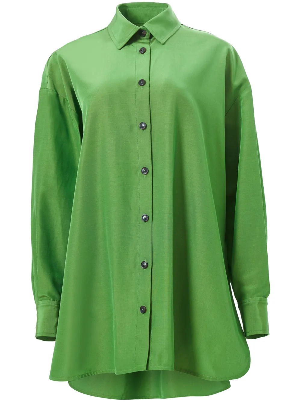 Carolina Herrera Blouse met gestrikte voorkant Groen