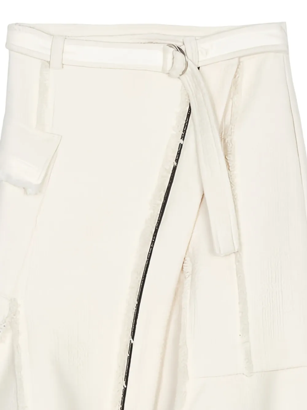 3.1 Phillip Lim faux-leather panel tweed skirt | Asymmetric & Draped Skirts | Image 2