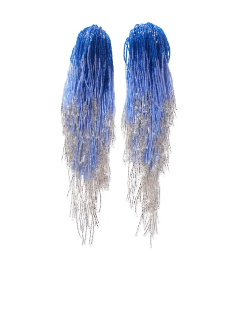 Carolina Herrera tassel dangle earrings