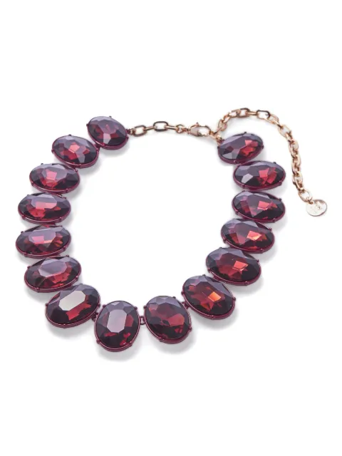 Carolina Herrera faceted crystal necklace