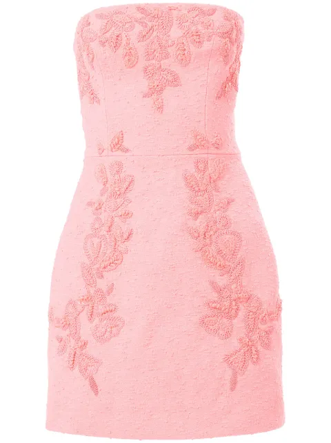 Carolina Herrera Besticktes Minikleid