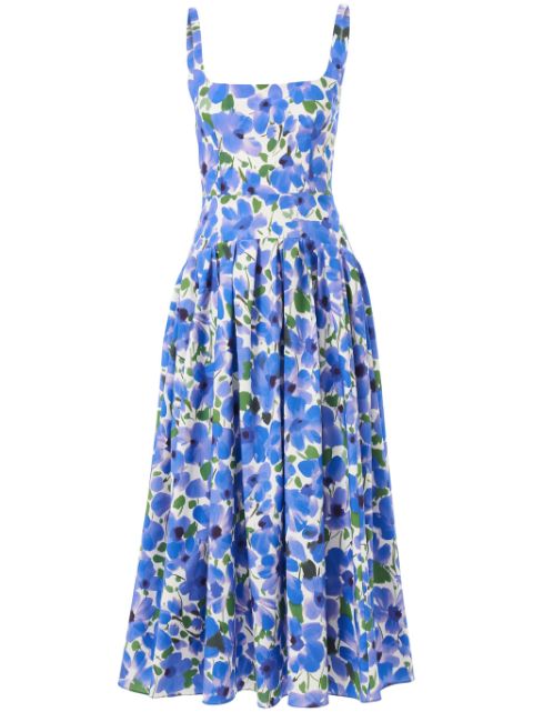 Carolina Herrera floral-print midi dress Women