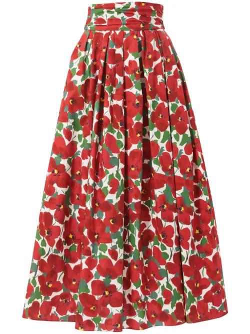 Jupe Cummerbund à coupe mi-longue - Carolina Herrera - Modalova