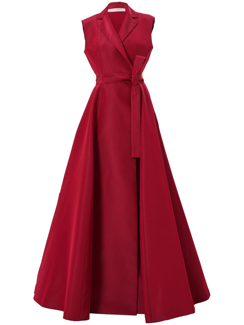 Carolina Herrera belted trench gown - Red