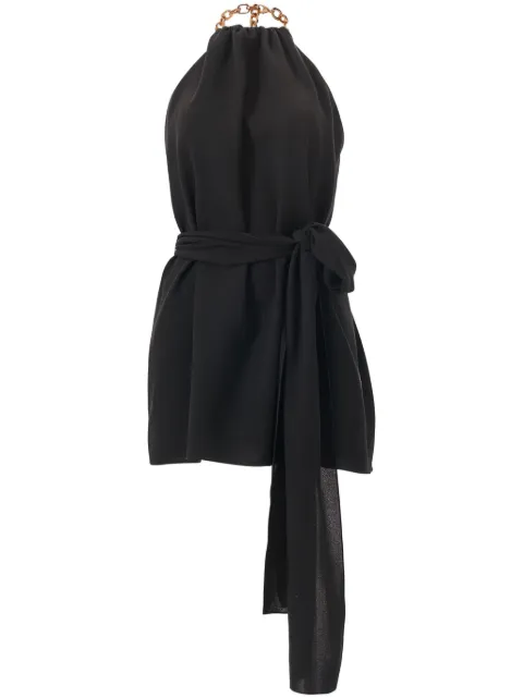 Carolina Herrera chain-strap halterneck top