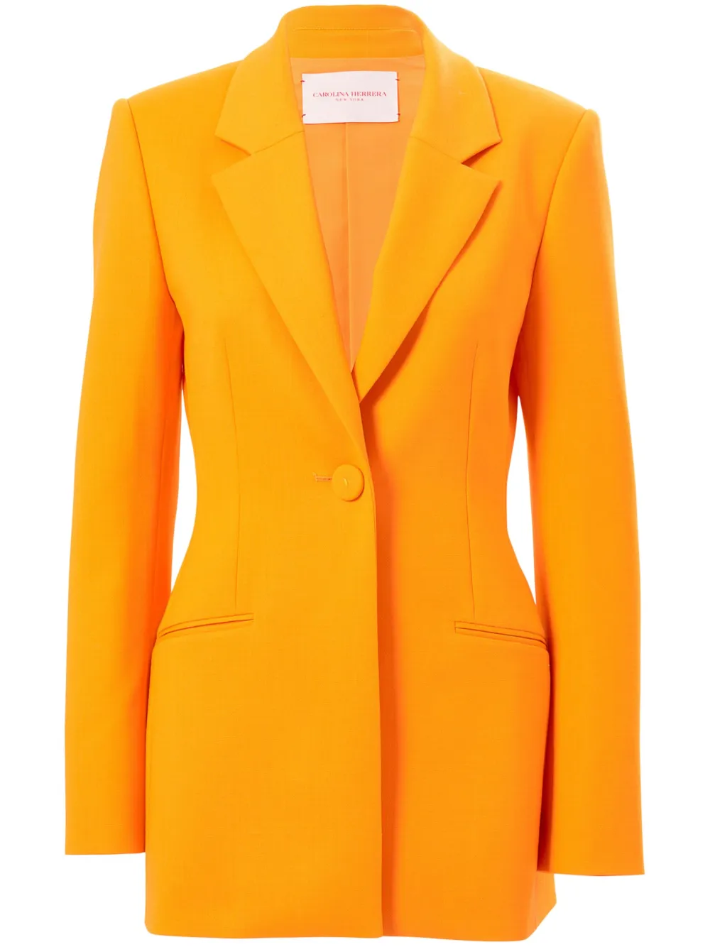 Carolina Herrera Colorblocked Sash jacket | Orange | Image 1
