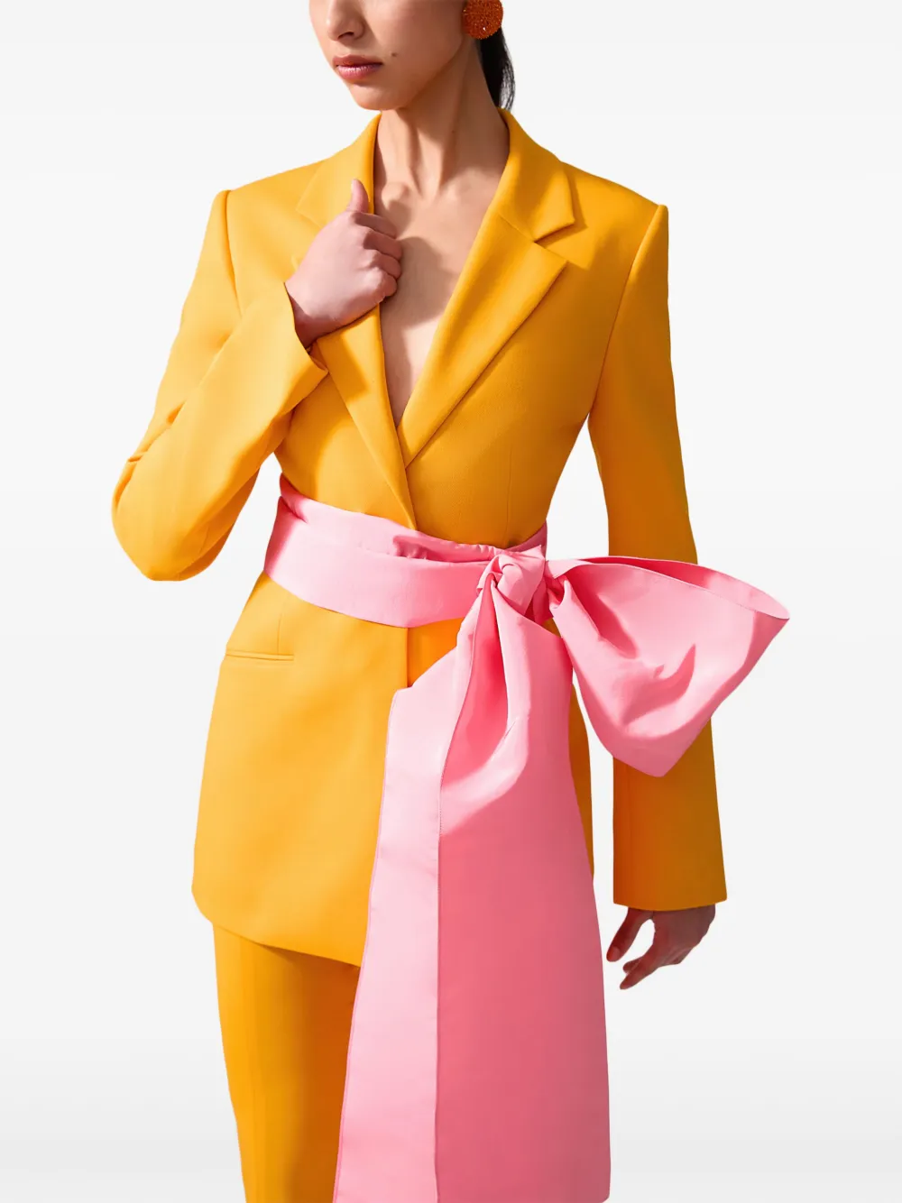 Carolina Herrera Jack met colourblocking Oranje