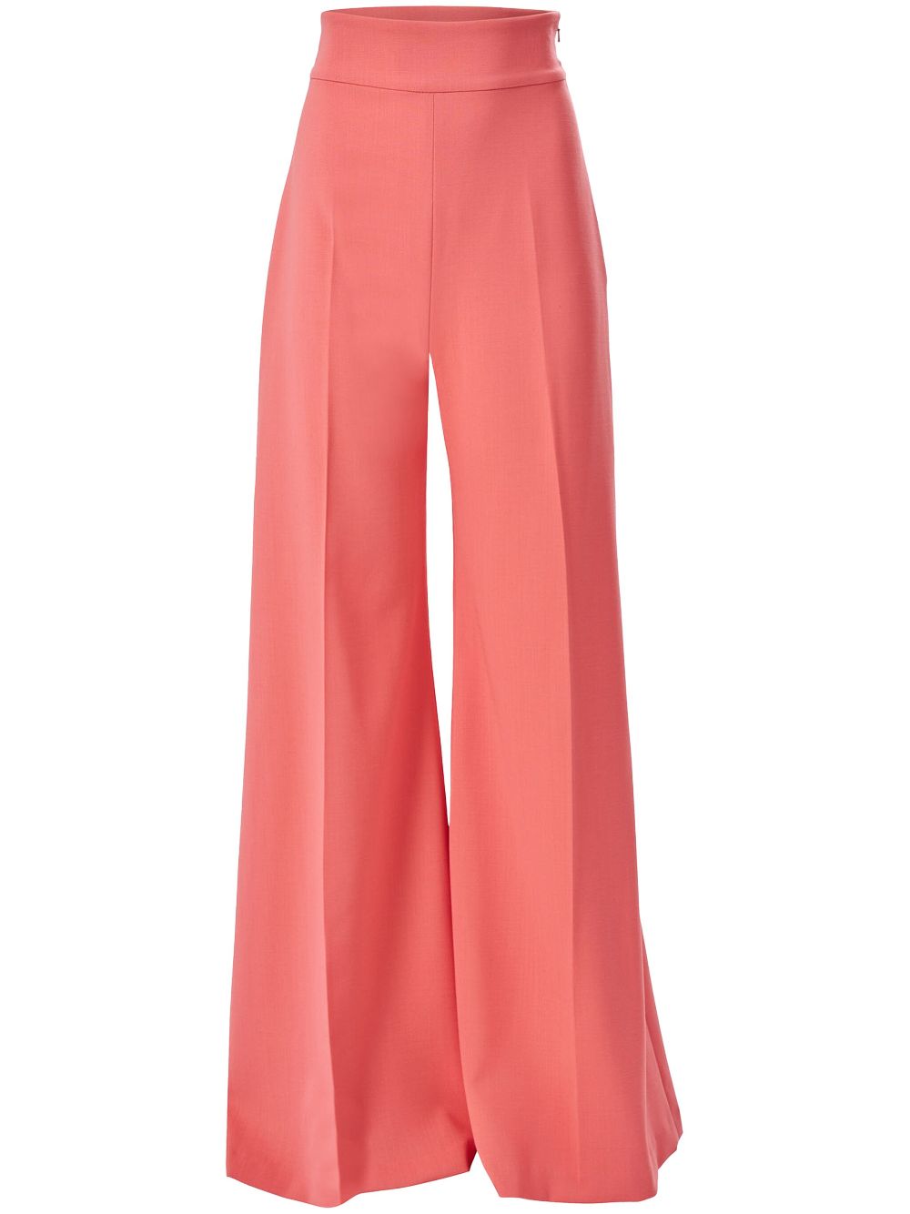 Carolina Herrera High waist broek met wijde pijpen Roze