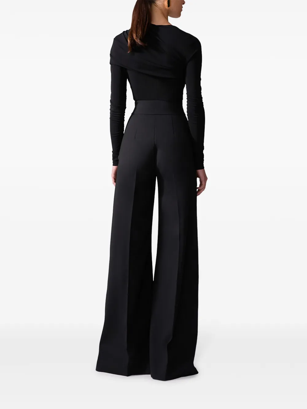 Carolina Herrera Gedrapeerde top Zwart