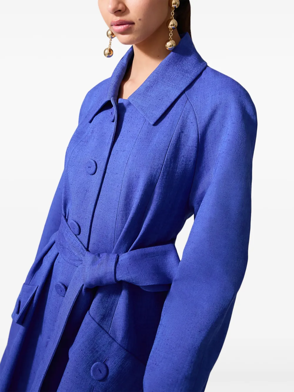 CAROLINA HERRERA BELTED COAT