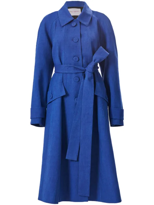 Manteau à taille ceinturée - Carolina Herrera - Modalova