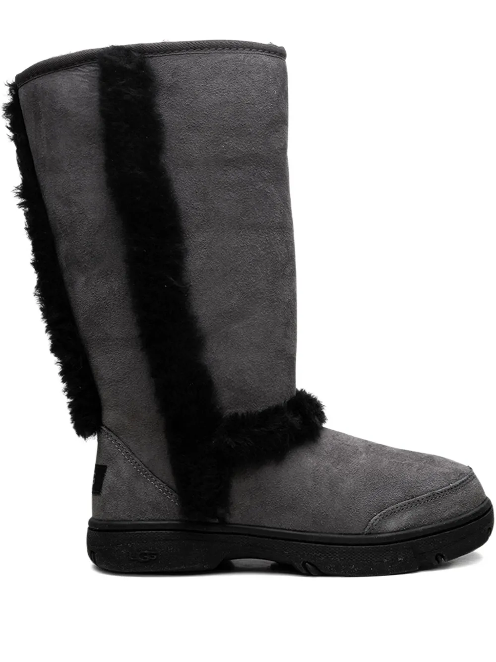 UGG Sunburst Tall "Grey Black" boots