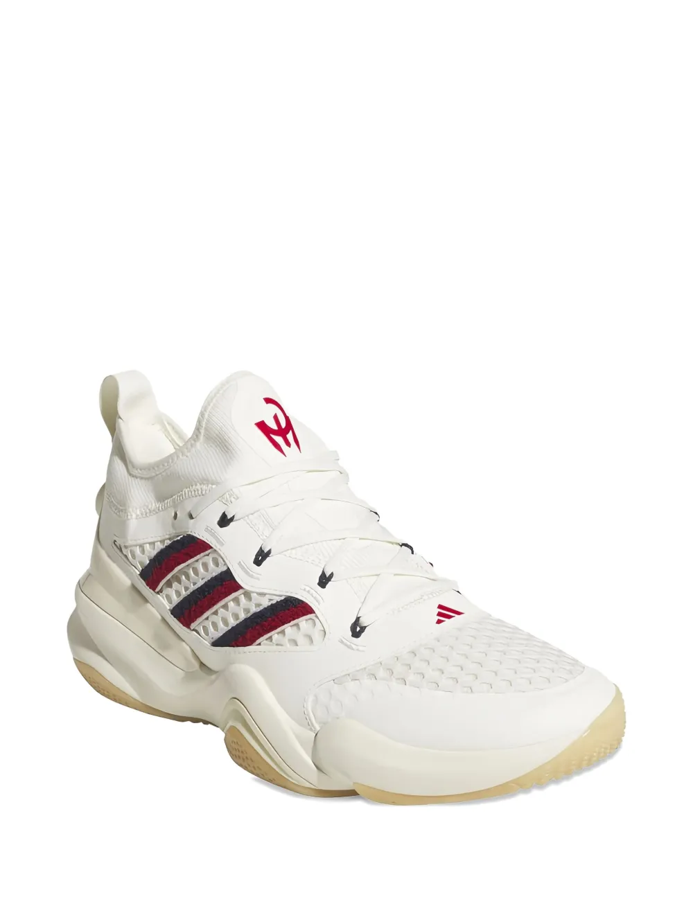 adidas x Negro Leagues Baseball Museum Mahomes 2 Impact FLX "Kansas City Monarchs Off White Team Power Red Wonder White" sneakers Neutrals