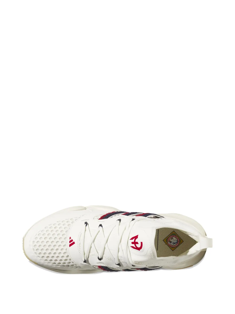 adidas x Negro Leagues Baseball Museum Mahomes 2 Impact FLX "Kansas City Monarchs Off White Team Power Red Wonder White" sneakers Neutrals