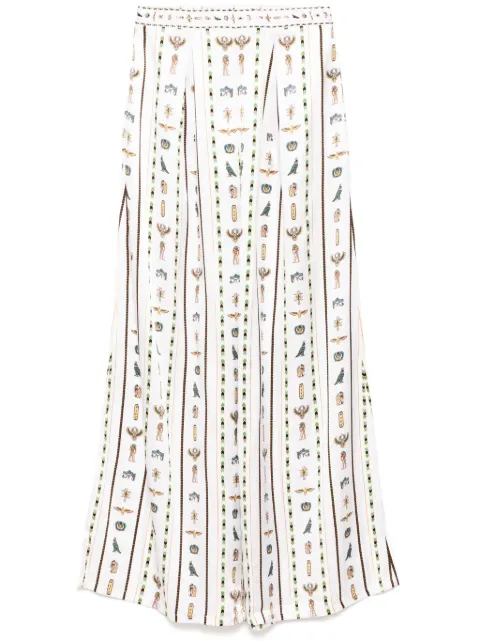 Camilla tuck front trousers
