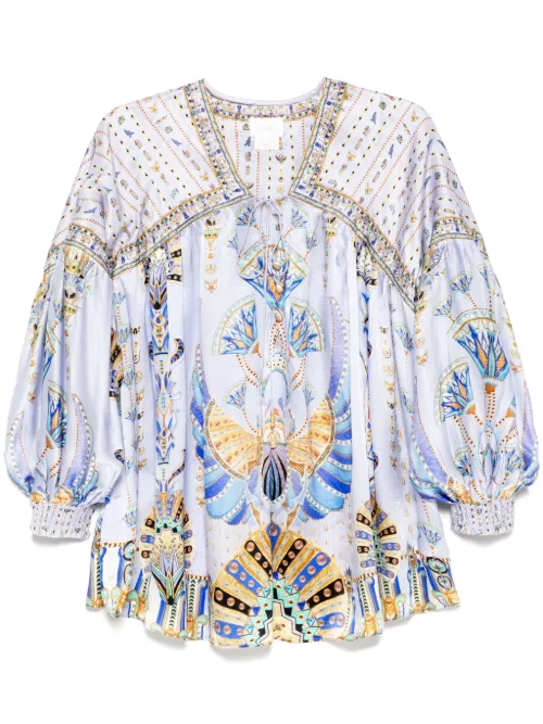 Blouse à poignets élastiqués - Camilla - Modalova