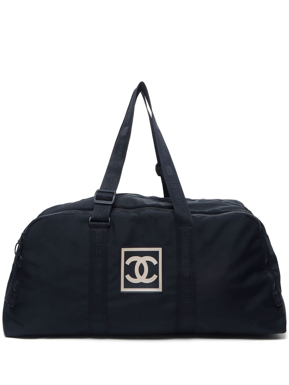 CHANEL Pre-Owned 2001 Sport Line Boston bag – Black