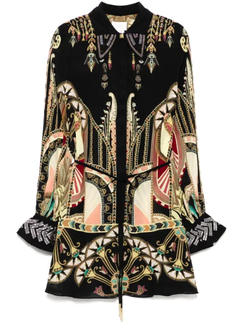 Camilla shift shirt dress