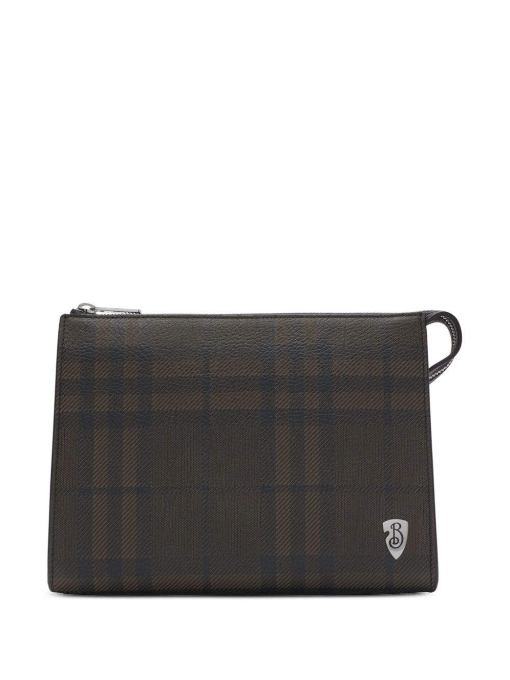 Burberry B Shield Pouch - Brown