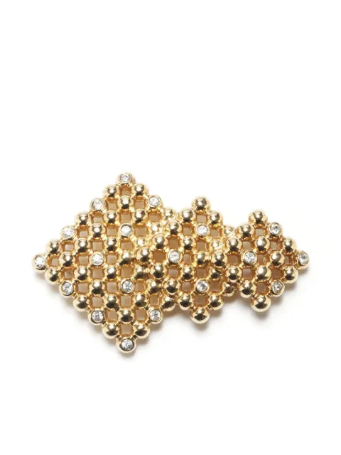 Christian Dior Pre-Owned 1990-2000s rhinestone brooch