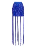 David Koma sequin-embellished mini skirt - Blue