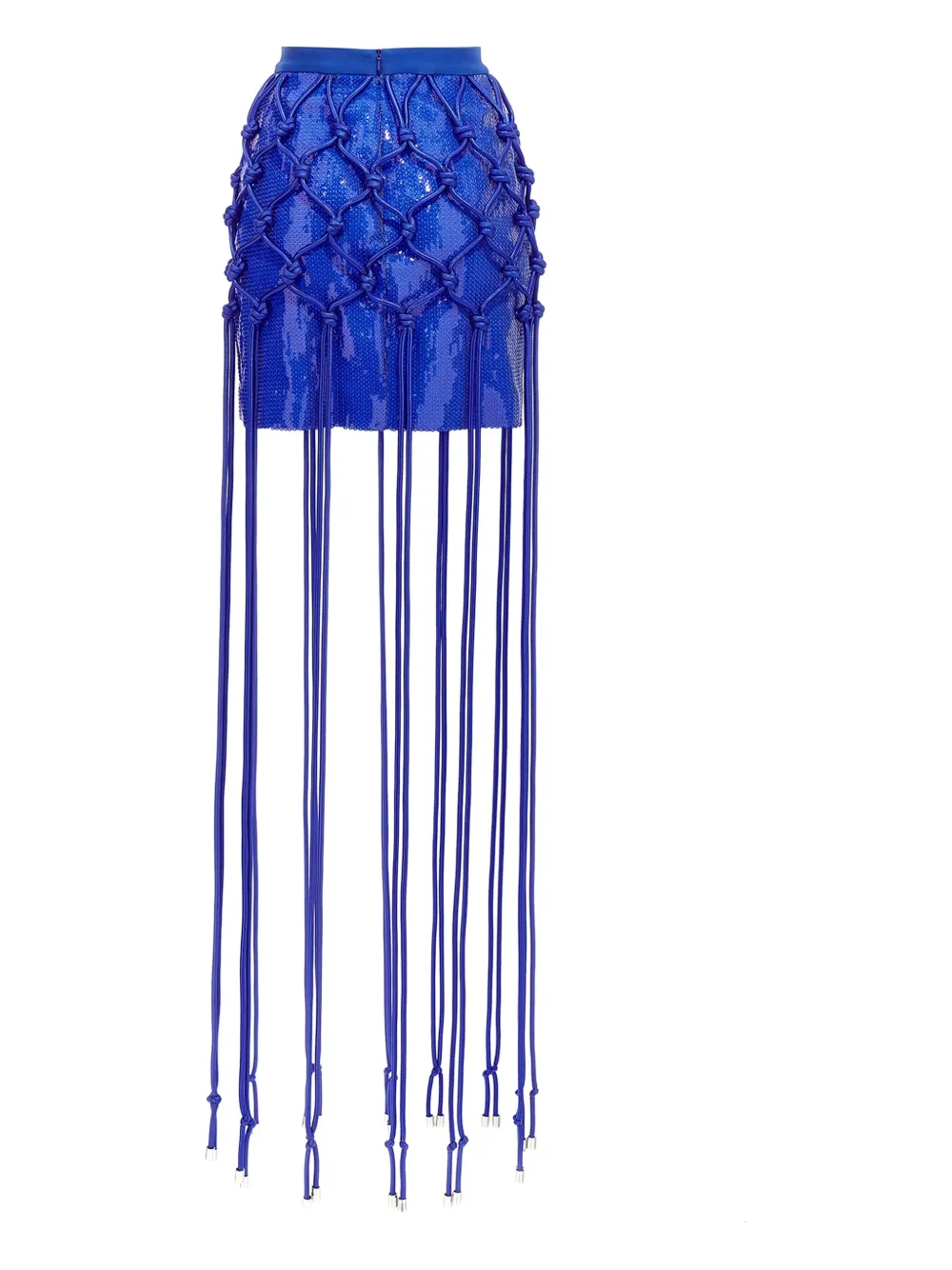 David Koma sequin-embellished mini skirt - Blauw