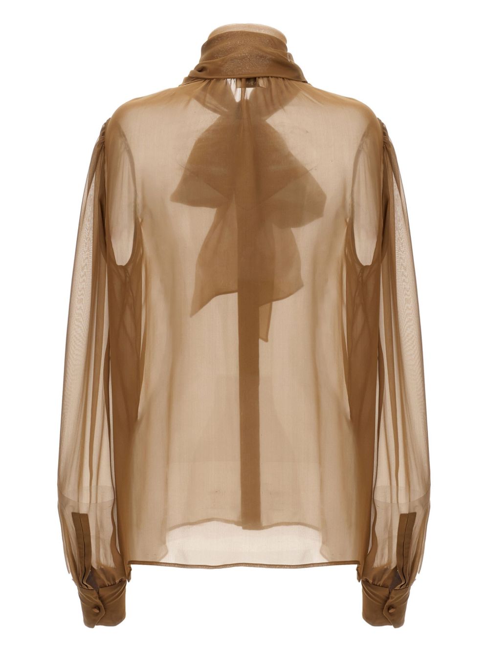 Saint Laurent silk shirt - Bruin