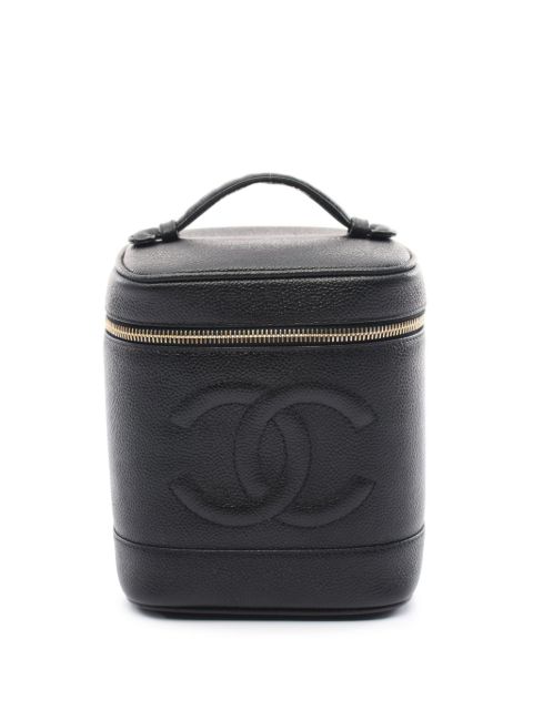 CHANEL Pre-Owned 1986-1988 CC stitch Vanity bag WOMEN